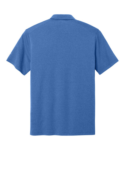 Rear View of GameRyHthr Nike Dri-FIT Smooth Heather Polo NKFQ4794
