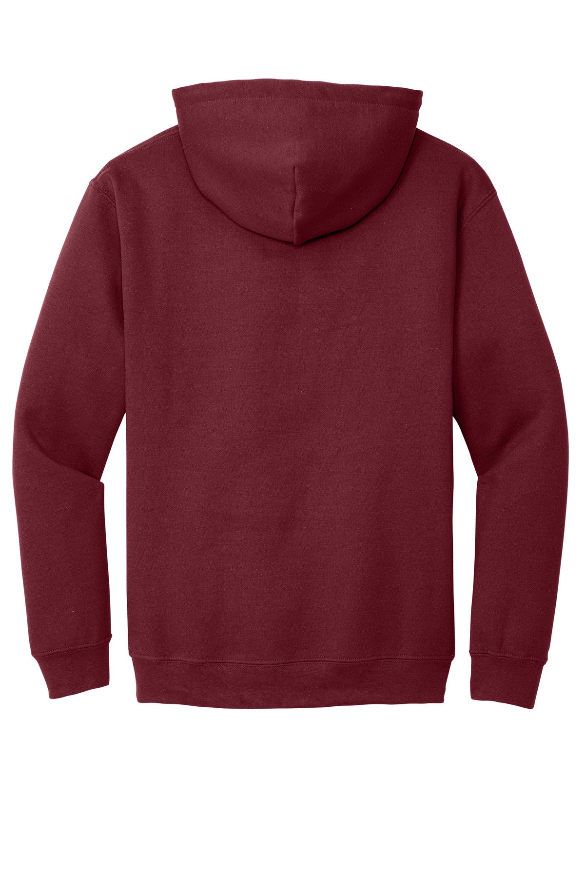 Rear View of Garnet Gildan - Heavy Blend Hooded Sweatshirt. 18500