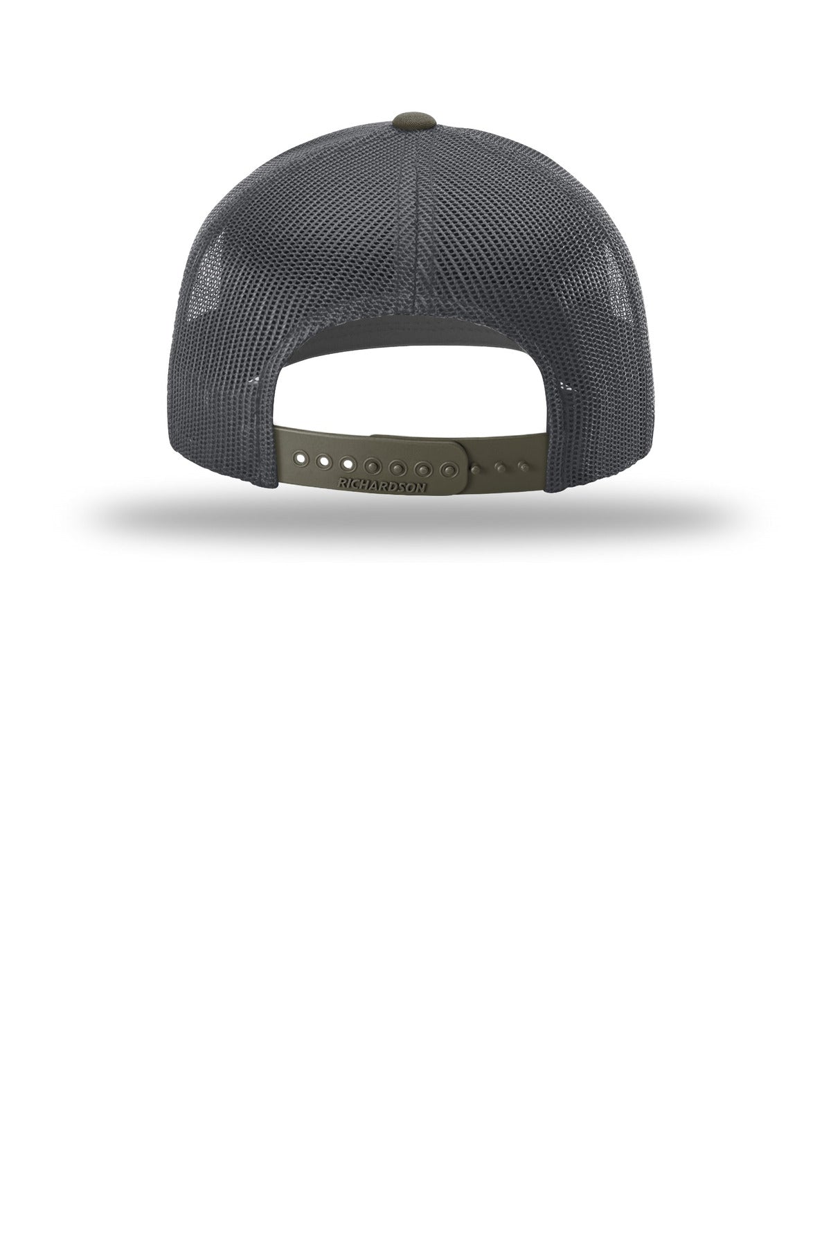 Rear View of Gl/Gl/CoCp Richardson Trucker Cap 112