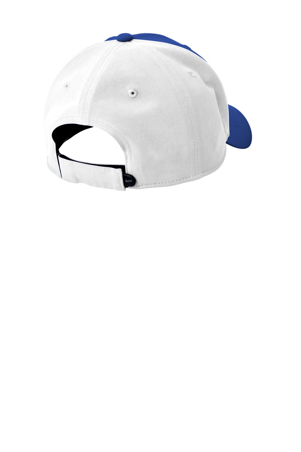 Rear View of GmRy/White Nike Dri-FIT Legacy Cap NKFB6447