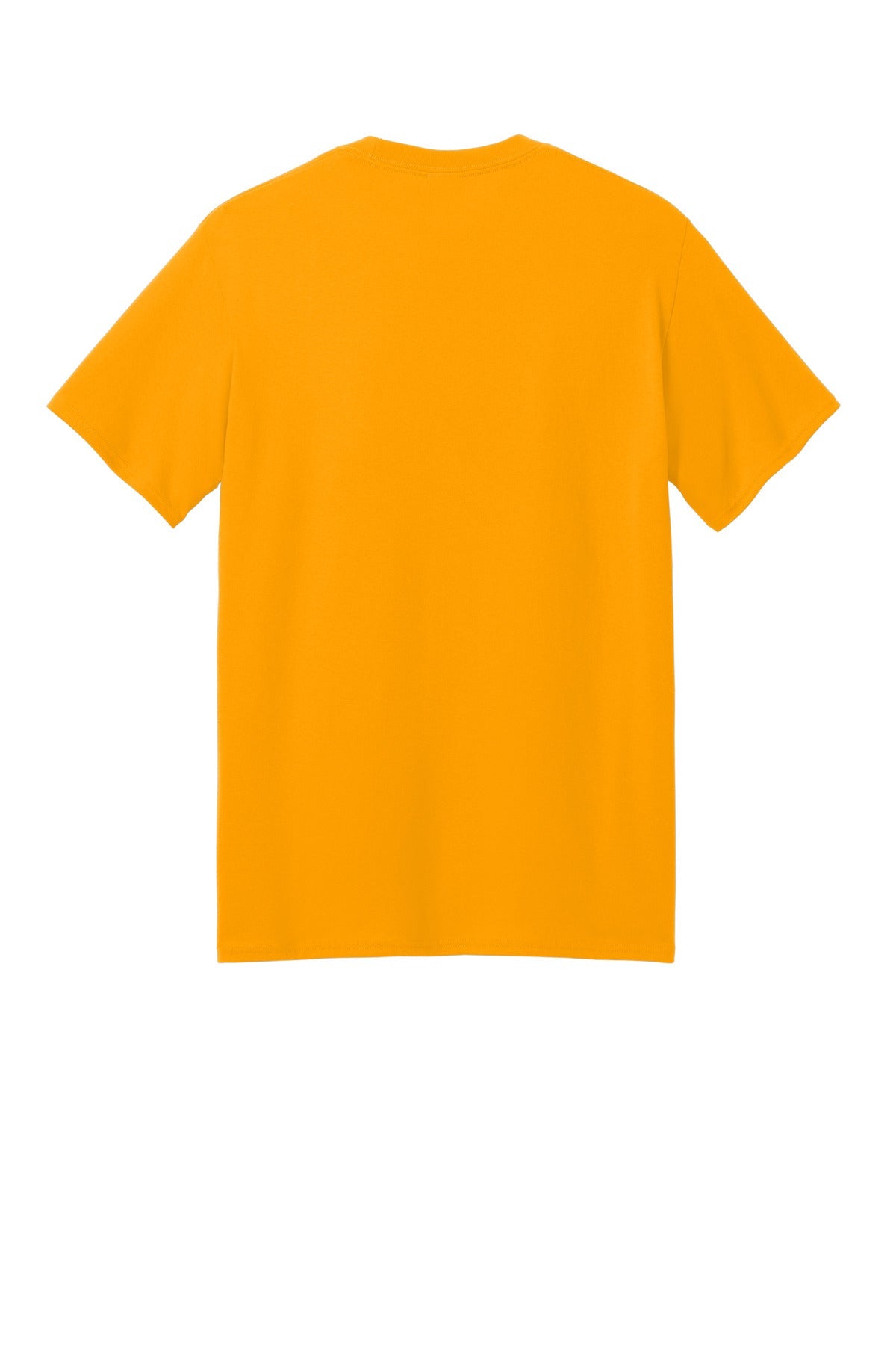 Rear View of Gold Port & Co Core Blend Recycled Tee PC01