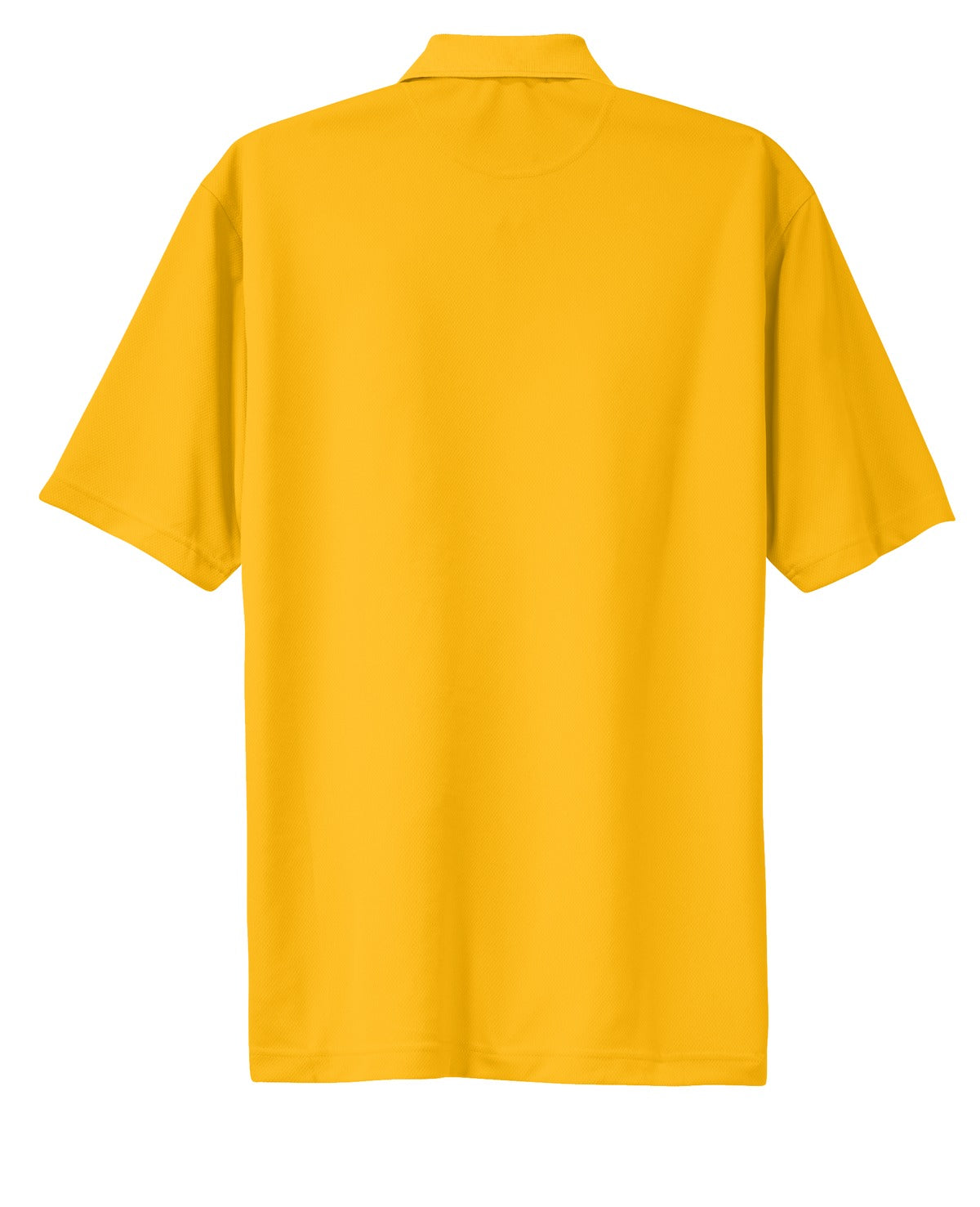 Rear View of Gold Sport-Tek Dri-Mesh Polo. K469