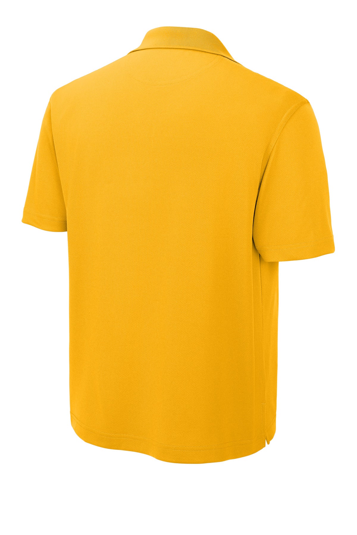Rear View of Gold Sport-Tek Dri-Mesh Polo. K469