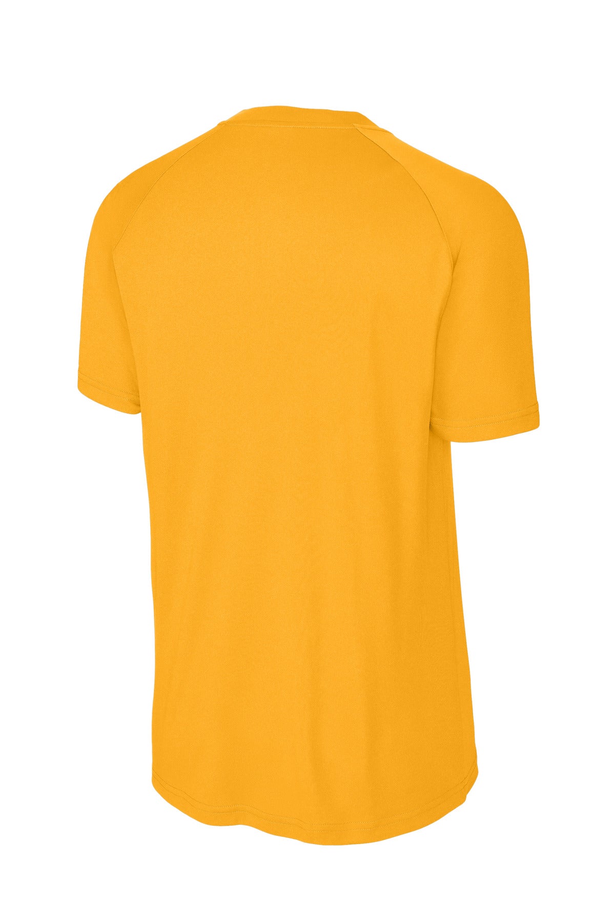 Rear View of Gold Sport-Tek PosiCharge Competitor 2-Button Henley ST359