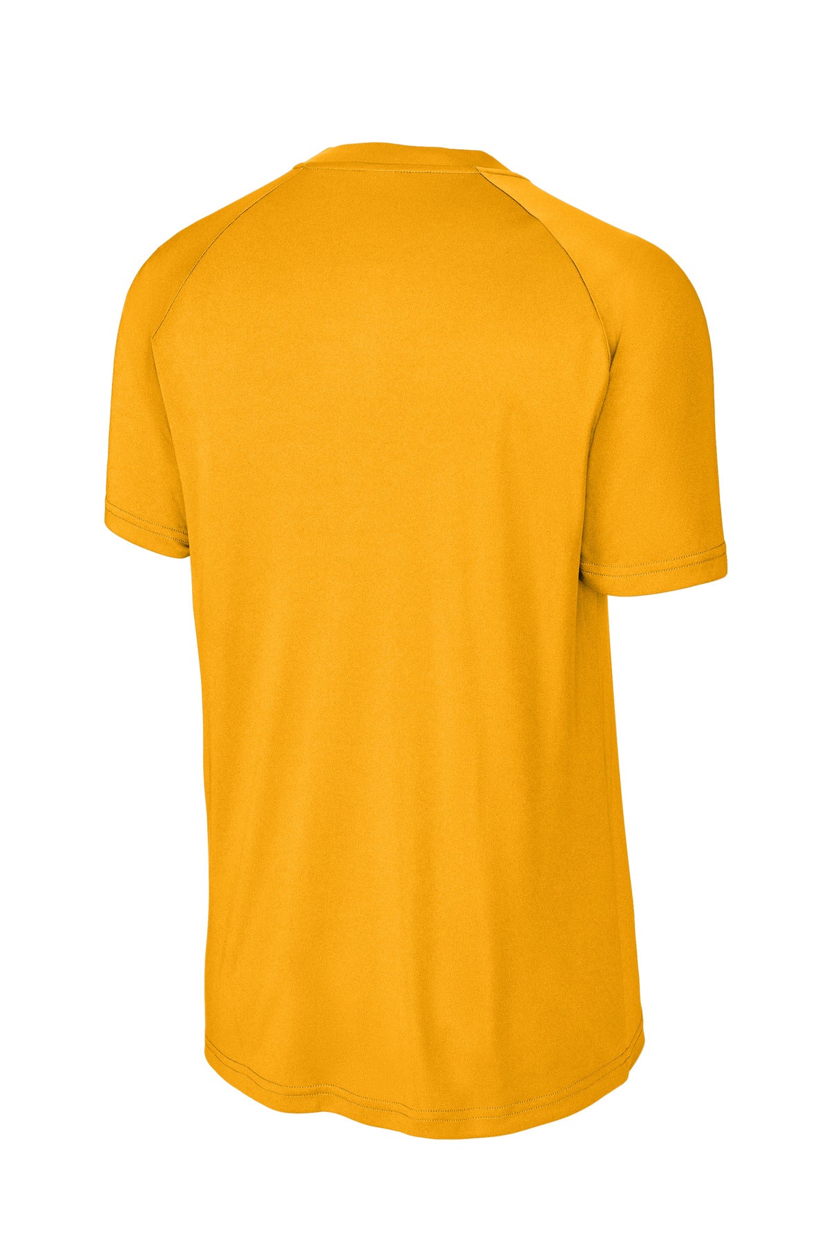 Rear View of Gold Sport-Tek PosiCharge Competitor 2-Button Henley ST359