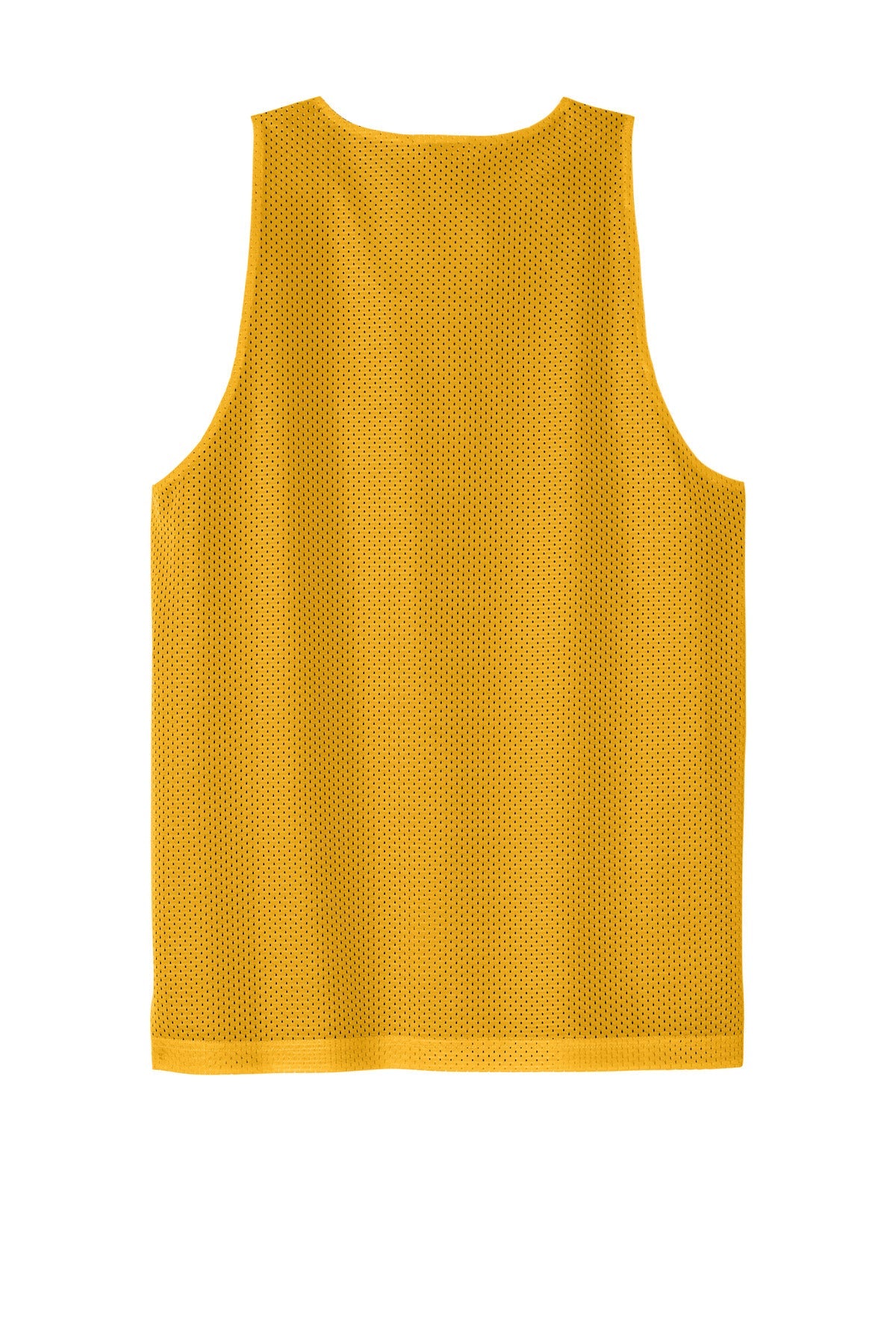 Rear View of Gold/Black Sport-Tek PosiCharge Reversible Mesh Tank ST5000