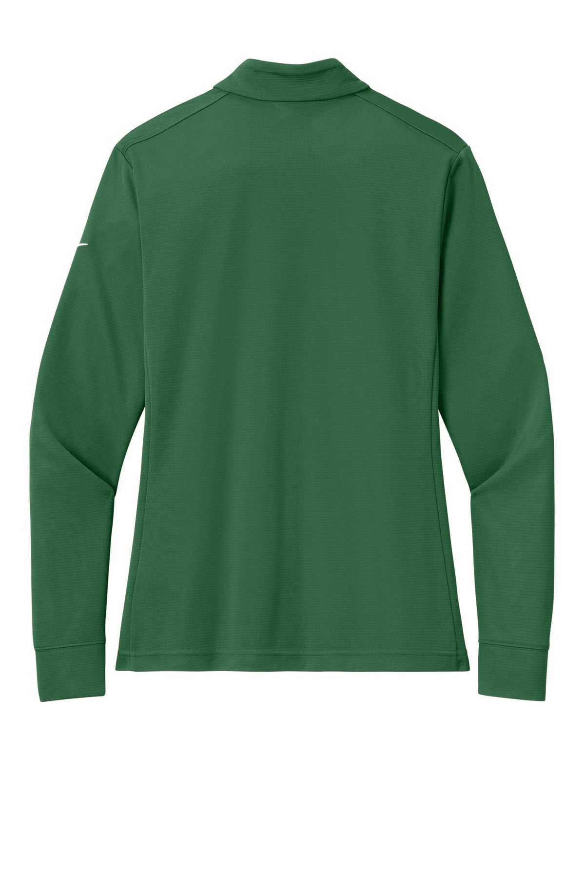 Rear View of GorgeGreen Nike Women's Essential 1/2-Zip Cover-Up NKHM7969
