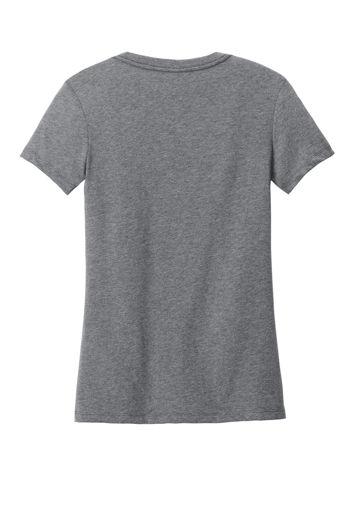 Rear View of GphHeather District Women's Perfect Weight CVC Tee DT188
