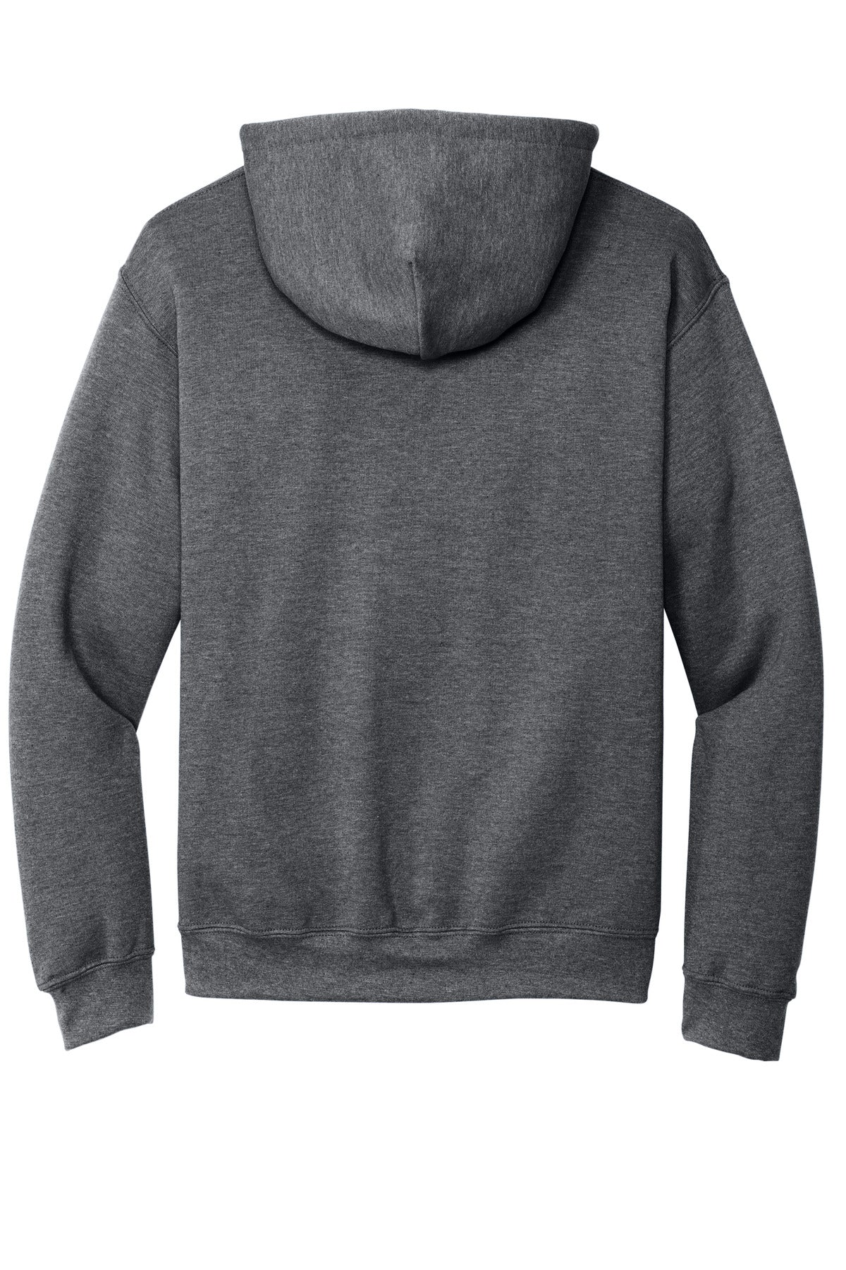 Rear View of GphHeather Gildan - Heavy Blend Hooded Sweatshirt. 18500