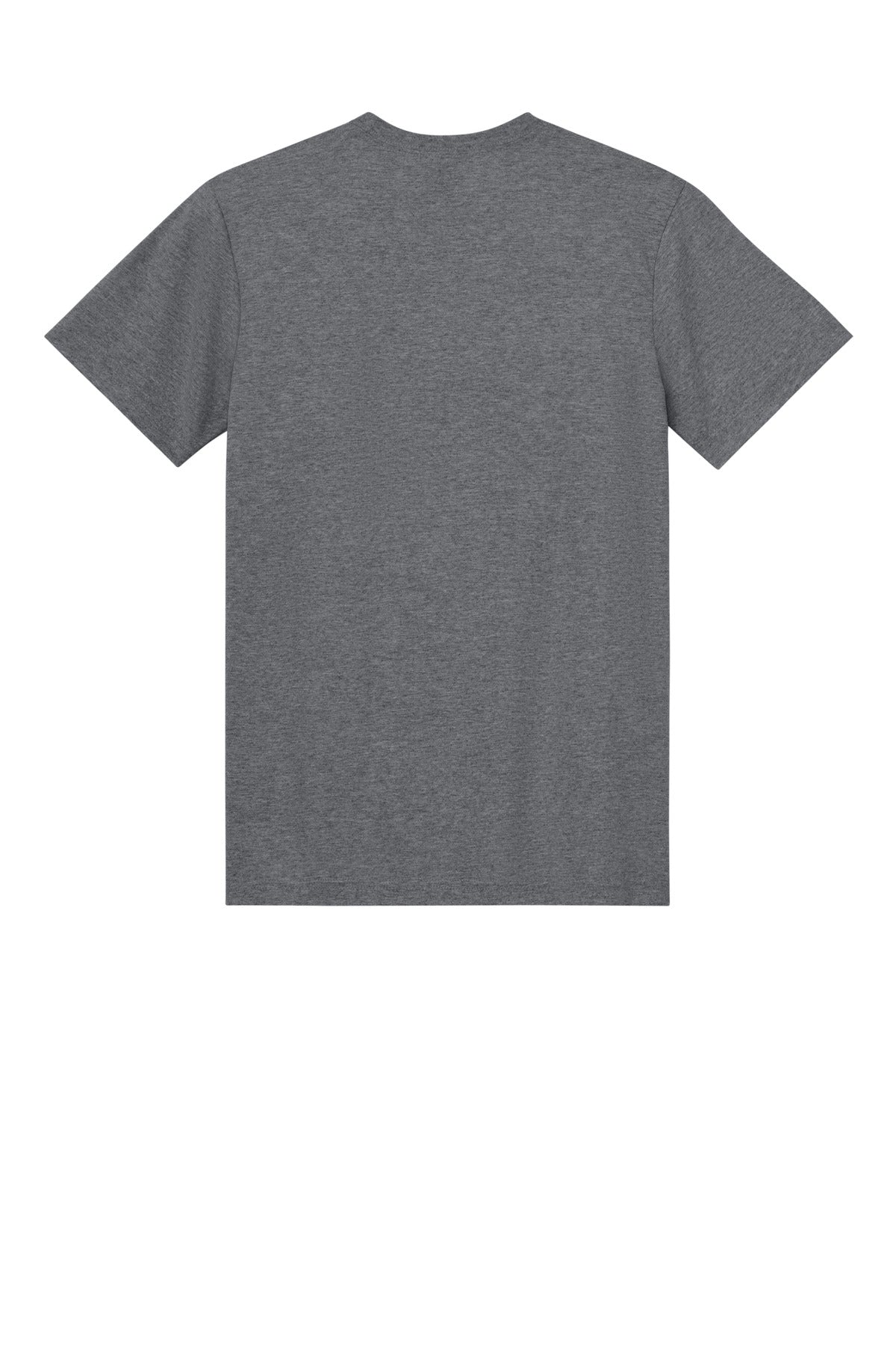 Rear View of GphHeather Gildan Light Cotton Tee 3000