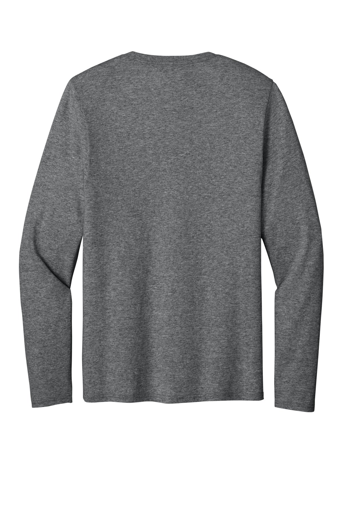 Rear View of GphHeather Port & Co Easy Cotton Long Sleeve Tee PC43LS