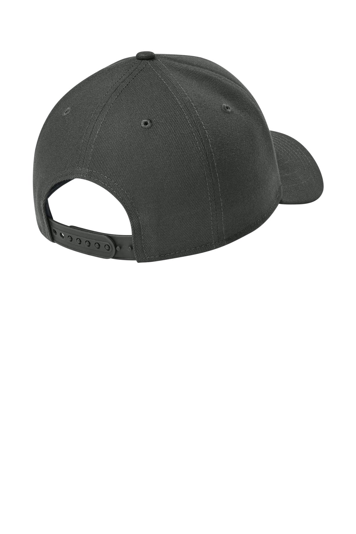 Rear View of Graphite New Era A-Frame Snapback Cap NE211