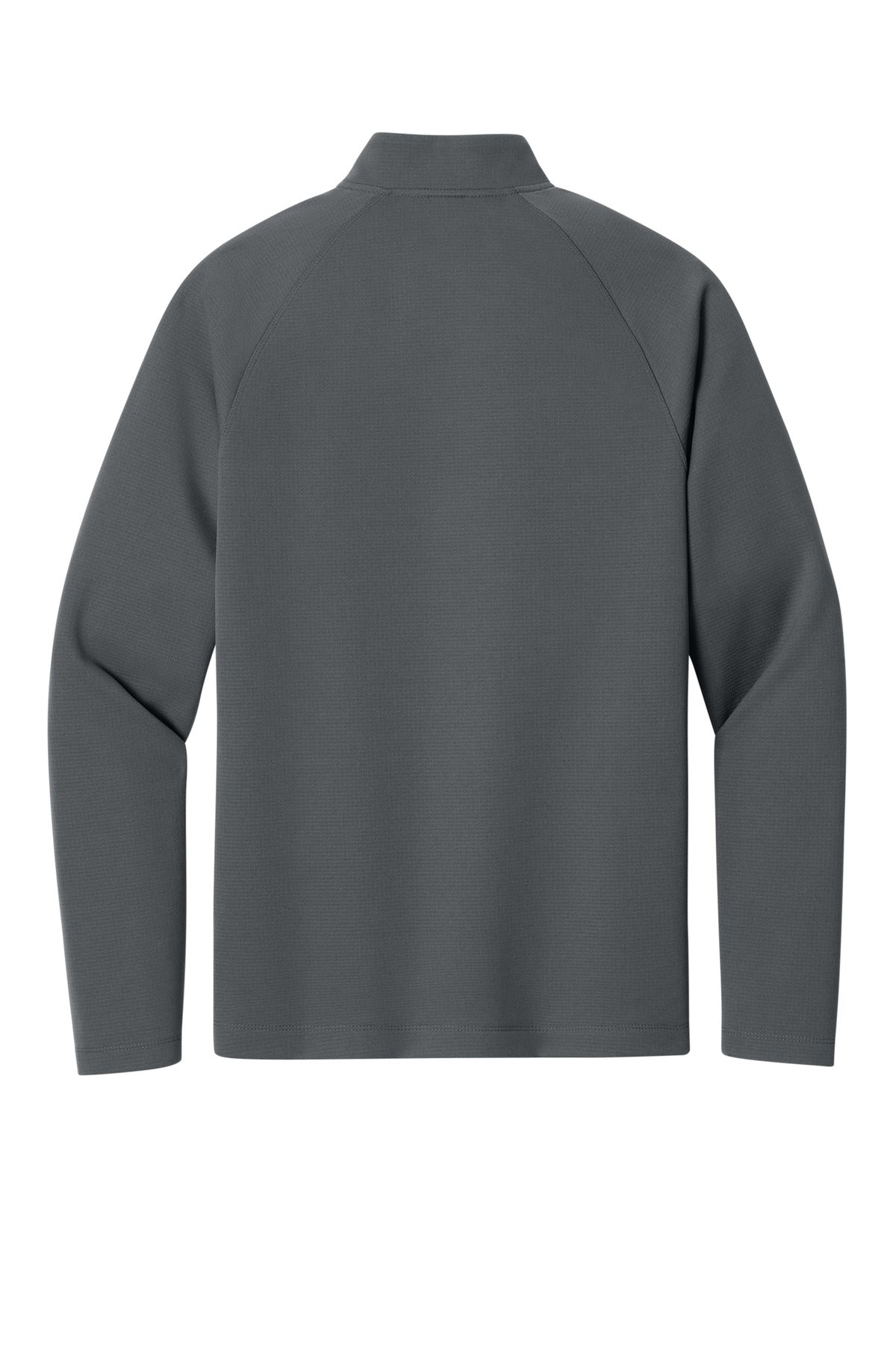 Rear View of Graphite New Era Stand Out 1/4-Zip NEA515