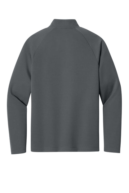 Rear View of Graphite New Era Stand Out 1/4-Zip NEA515