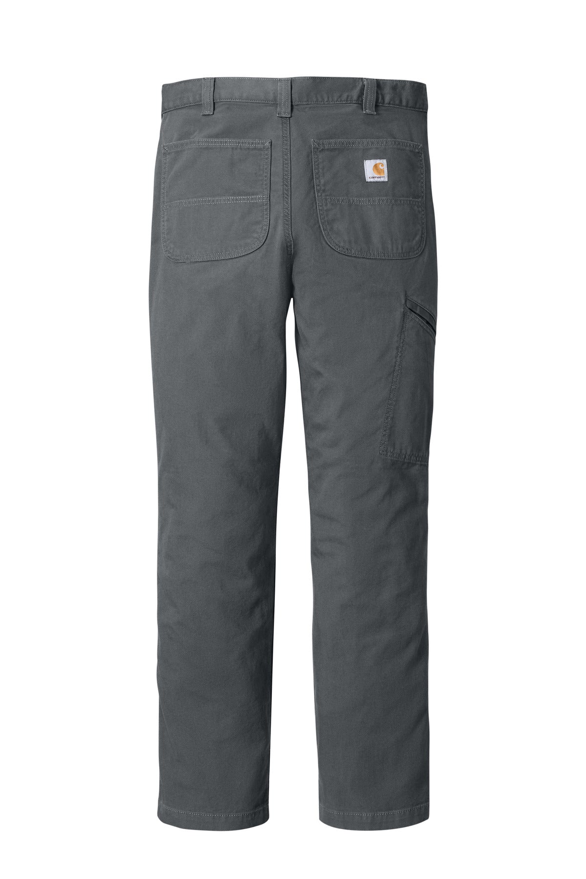 Rear View of Gravel Carhartt Rugged Flex Rigby Pant CT102291