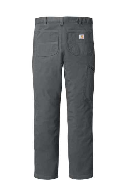 Rear View of Gravel Carhartt Rugged Flex Rigby Pant CT102291
