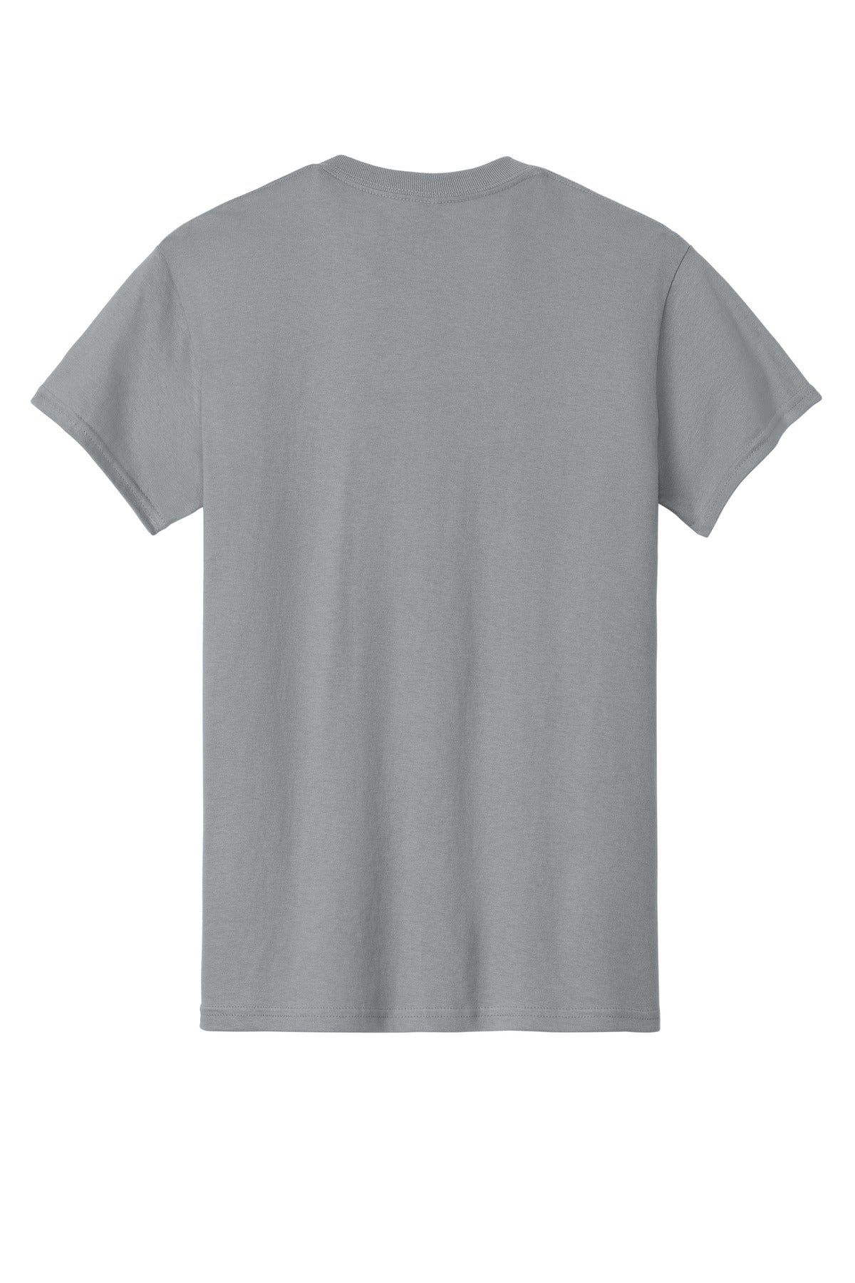 Rear View of Gravel Gildan - Heavy Cotton 100% Cotton T-Shirt. 5000