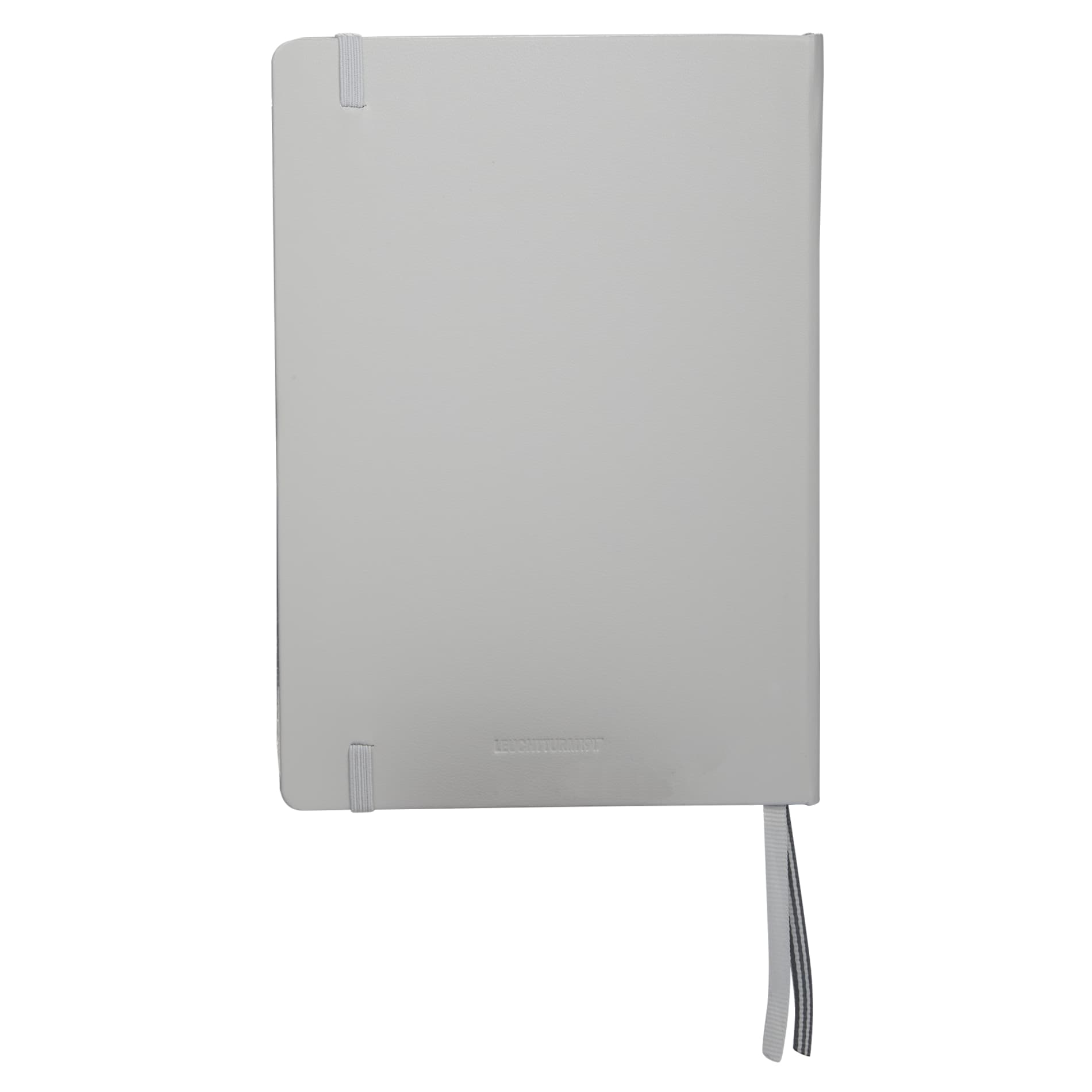 Rear View of Gray LEUCHTTURM1917 5.75" x 8.25" Hardcover Notebook plain