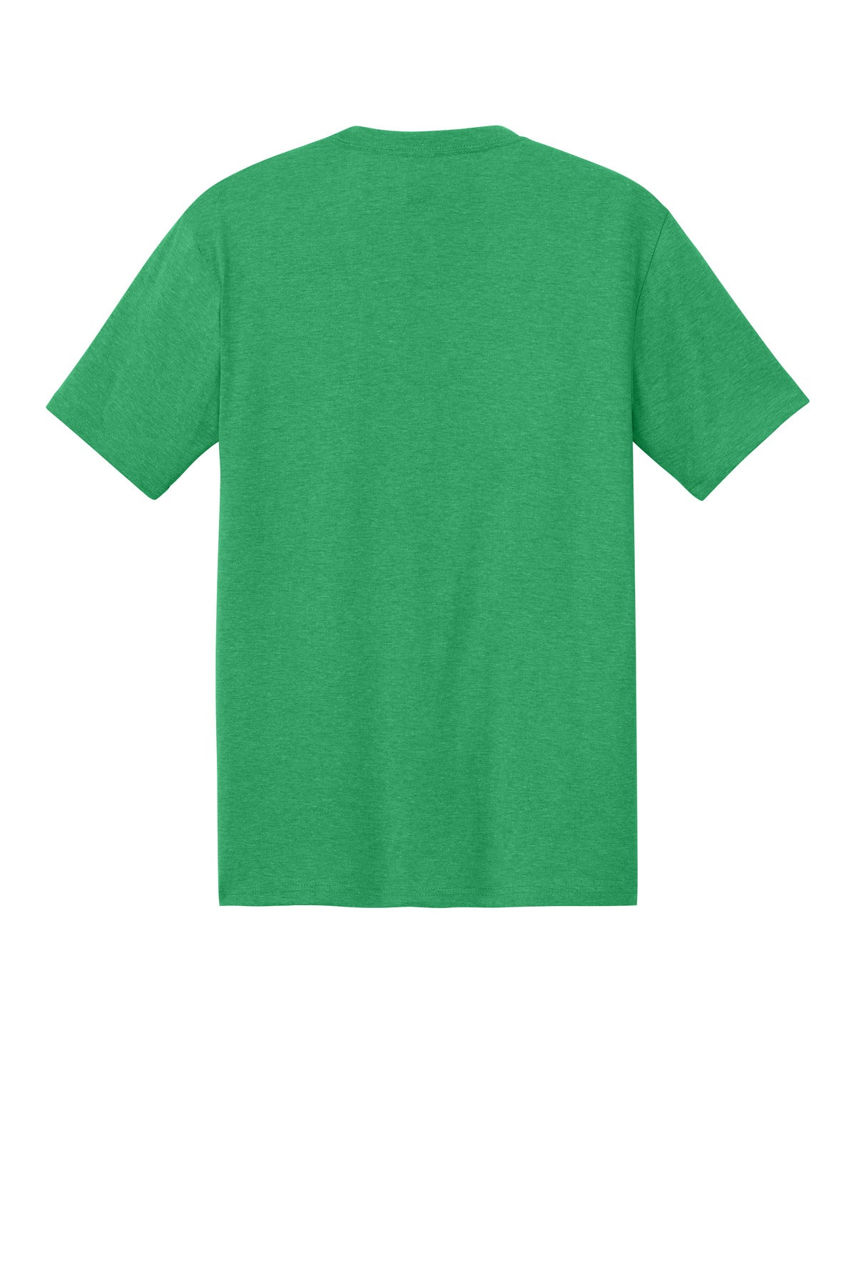 Rear View of Green Frost District Perfect Tri Tee. DM130