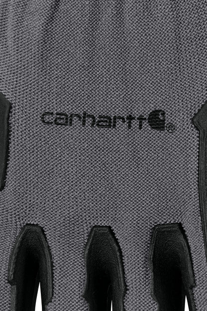 Rear View of Grey Carhartt C-Grip Glove CTGC0703