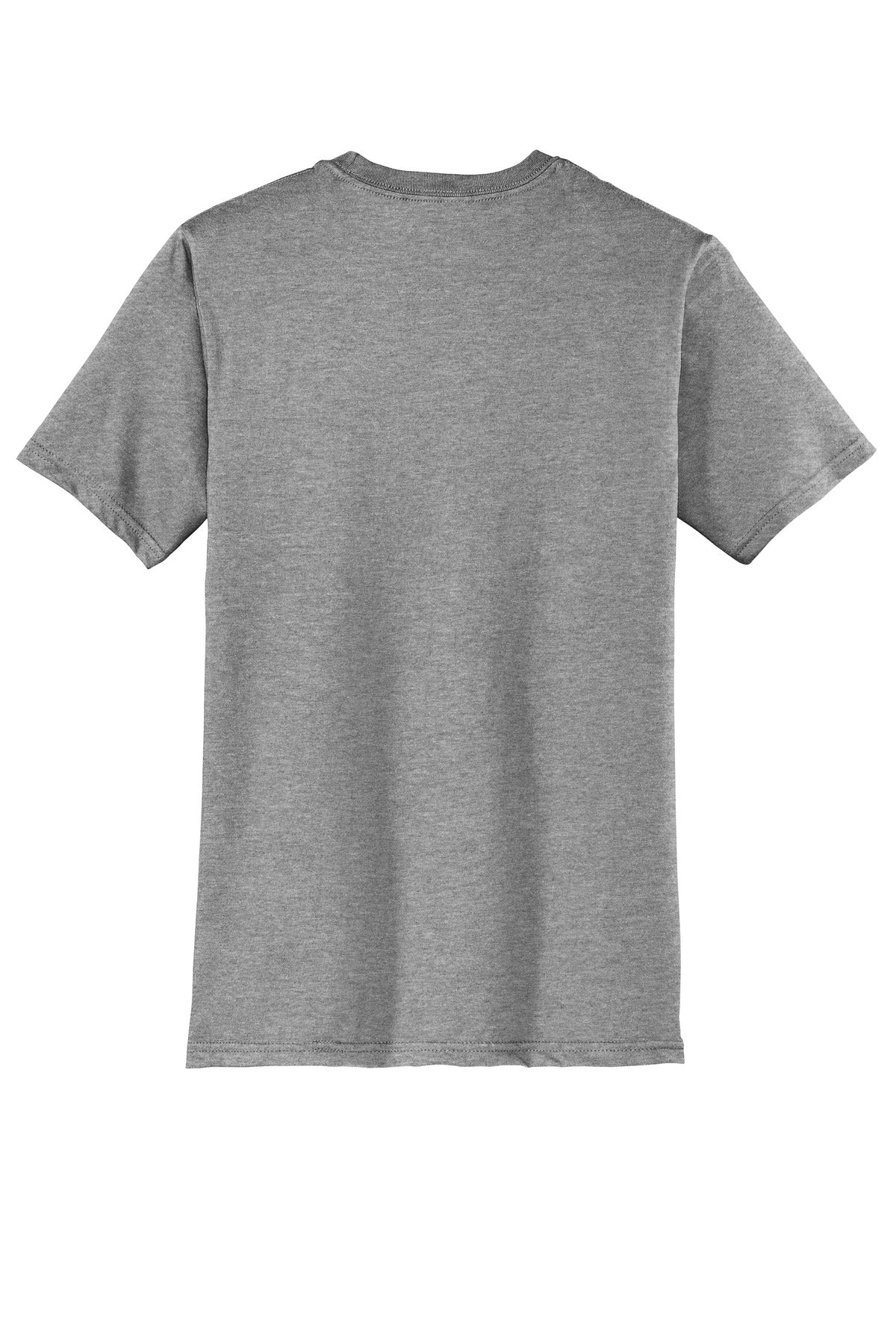 Rear View of Grey Frost District Very Important Tee . DT6000