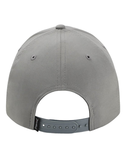 Rear View of Grey The Independent Cap - 7054N
