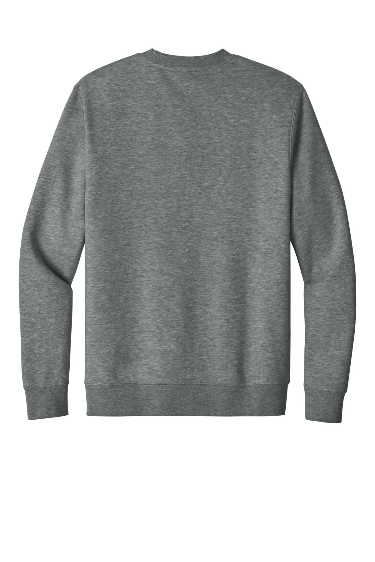 Rear View of GreyFrost District V.I.T. Fleece Crew DT6104