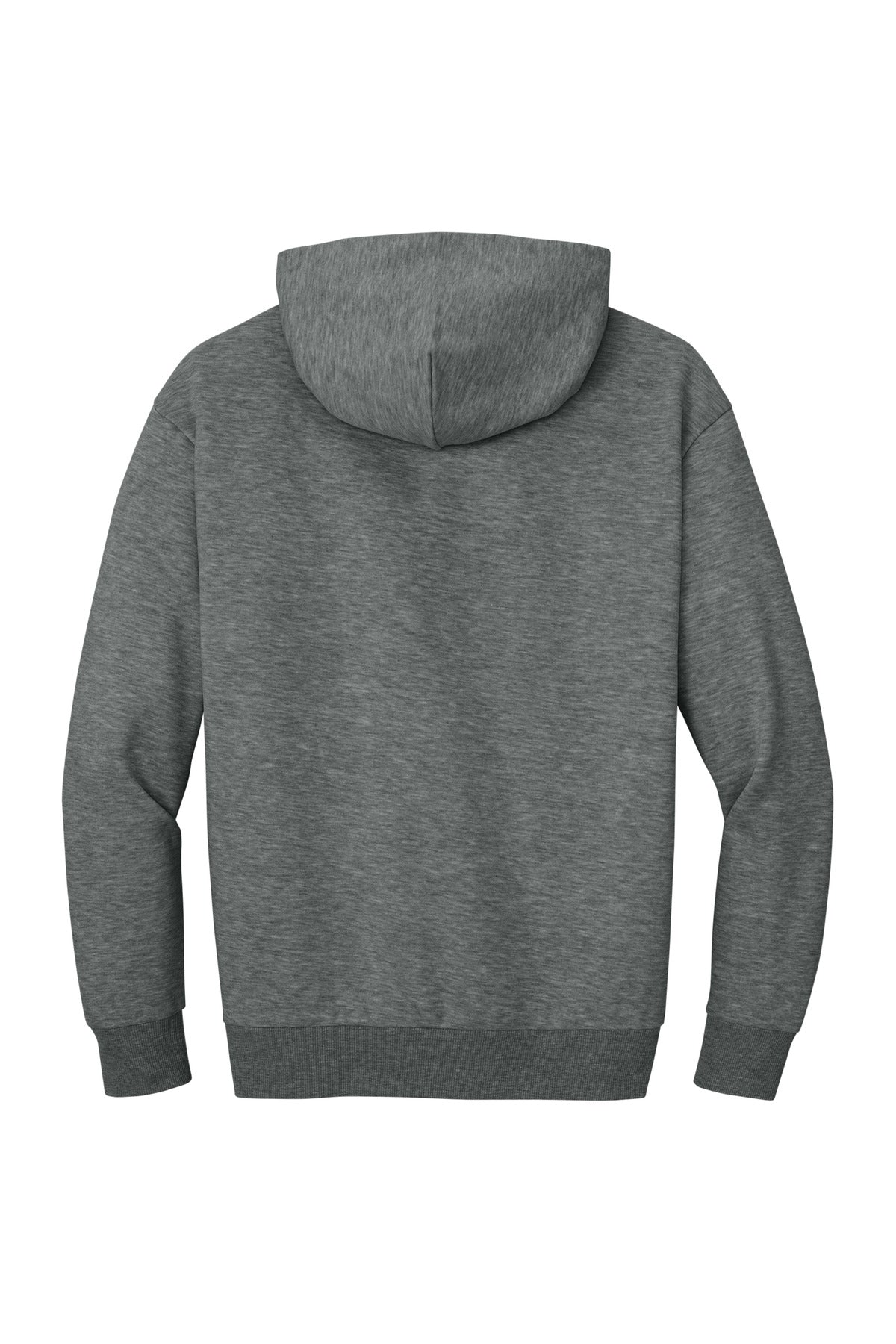 Rear View of GreyFrost District V.I.T. Heavyweight Fleece Hoodie DT6150