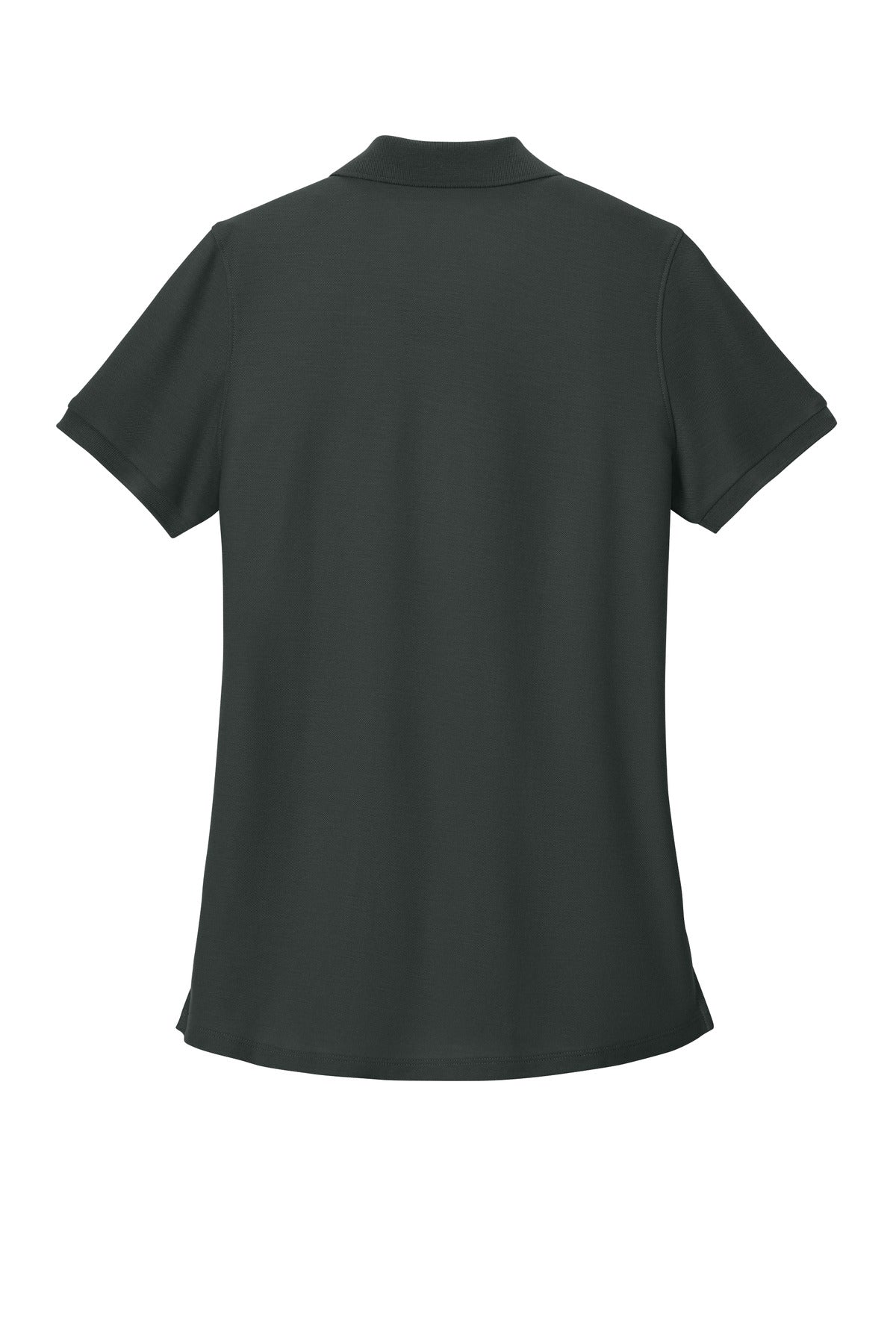 Rear View of GreySmoke Port Authority Women's Wearever Signature Pique Polo LK200