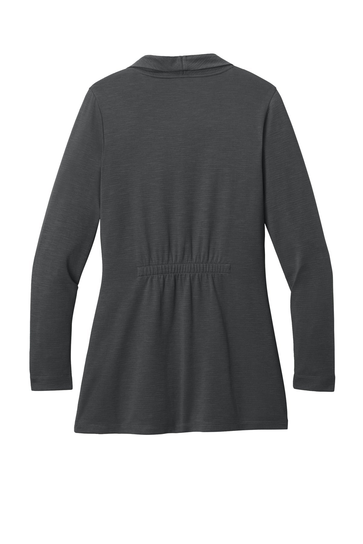 Rear View of GreySteel Port Authority Women's Breakwater Open Cardigan LK820