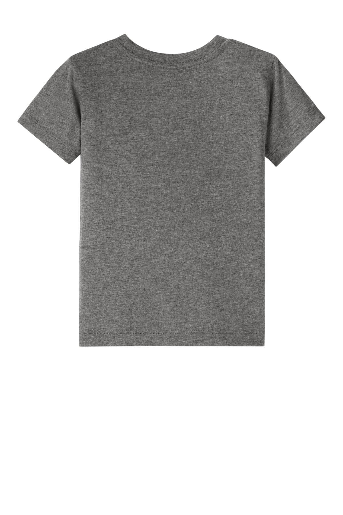 Rear View of GreyTB BELLA+CANVAS Toddler Triblend Short Sleeve Tee BC3413T