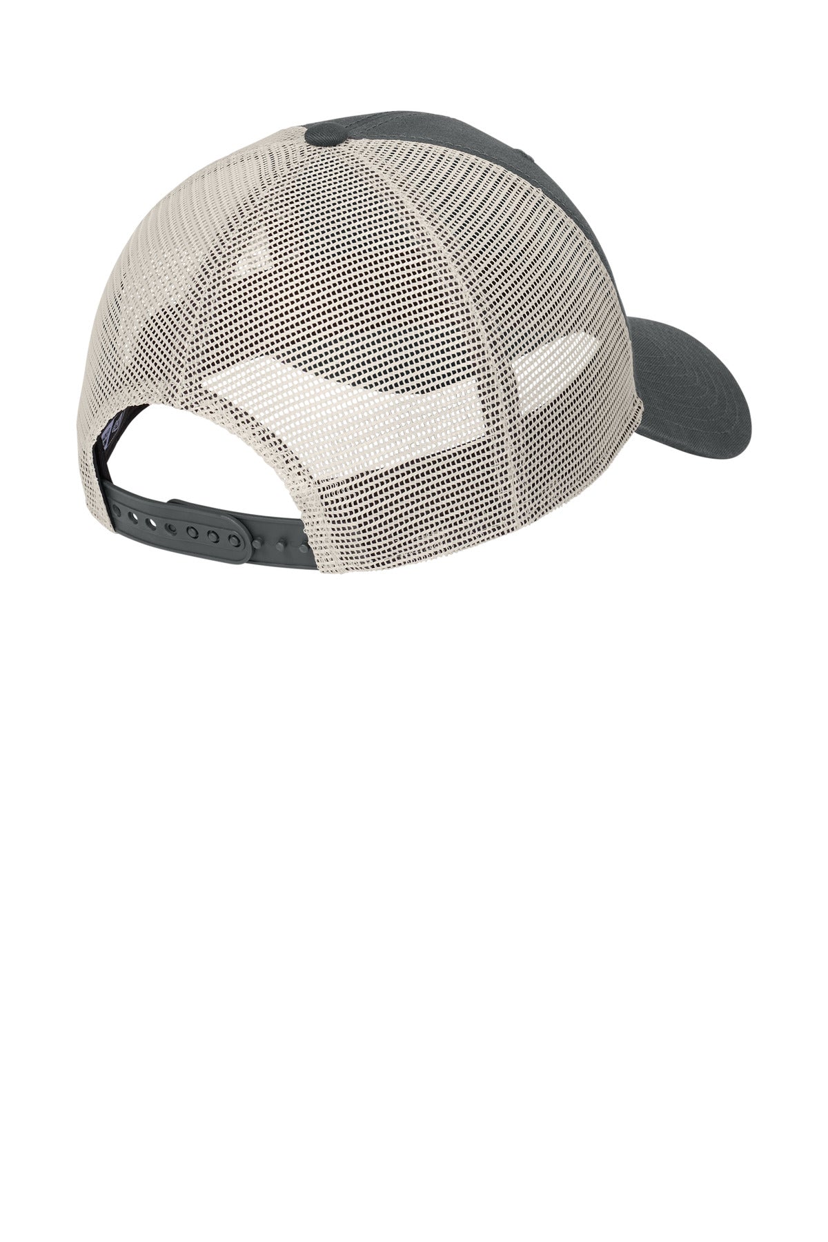 Rear View of Grp/Stone New Era 9TWENTY Unstructured Mesh Snapback Cap NE215