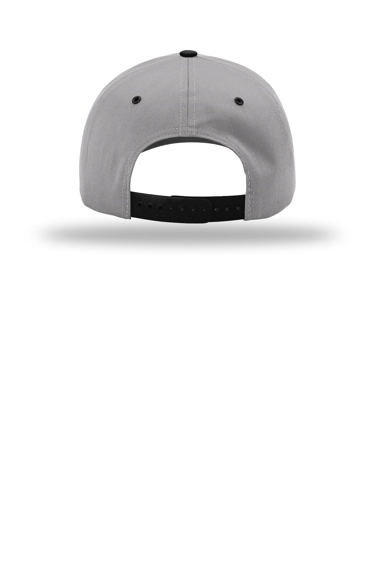 Rear View of Gry/Gry/Bk Richardson Pro Twill Snapback 212