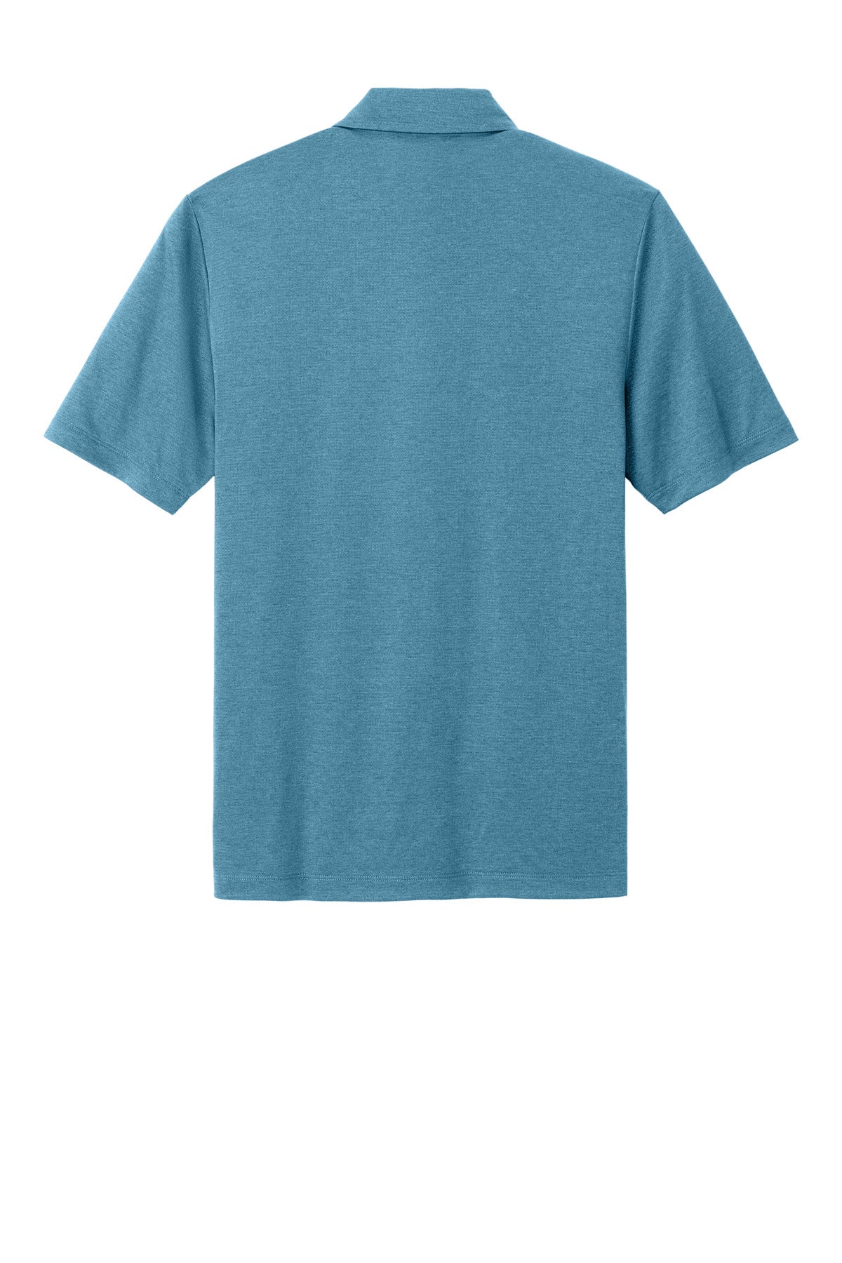 Rear View of HarborBlHt Mercer+Mettle Recharge Jersey Polo MM1020
