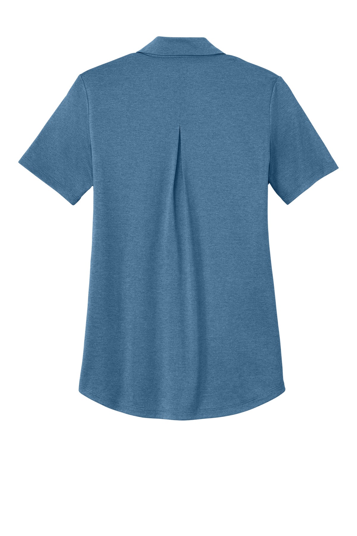 Rear View of HarborBlHt Mercer+Mettle Women's Recharge Jersey Polo MM1021
