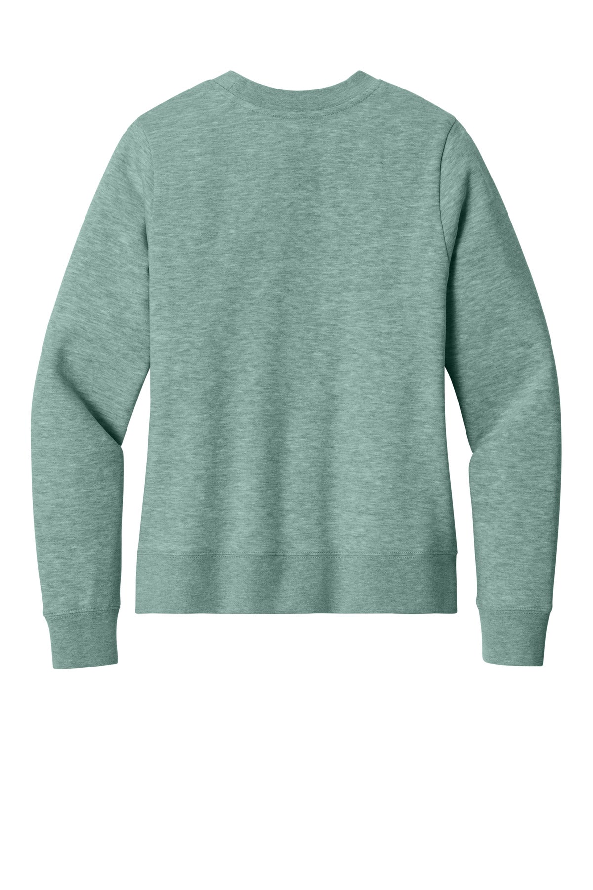 Rear View of HdDstySage District Women's V.I.T. Fleece Crew DT6105
