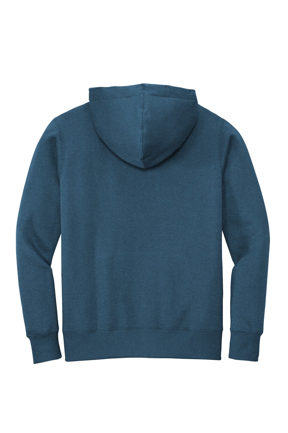 Rear View of He Poseidon Bl District Perfect Weight Fleece Hoodie DT1101