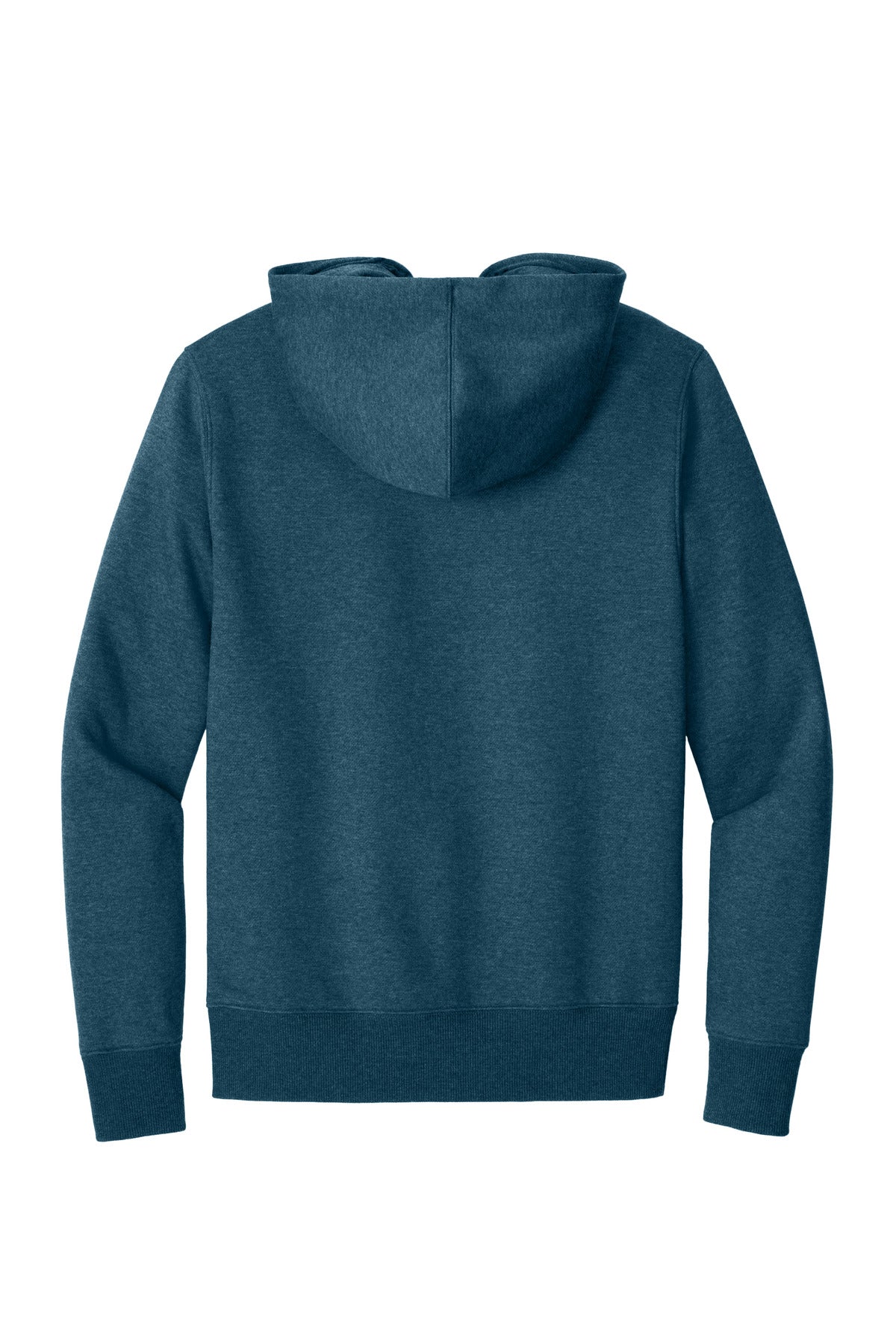 Rear View of He Poseidon Bl District Perfect Weight Fleece Hoodie DT1101
