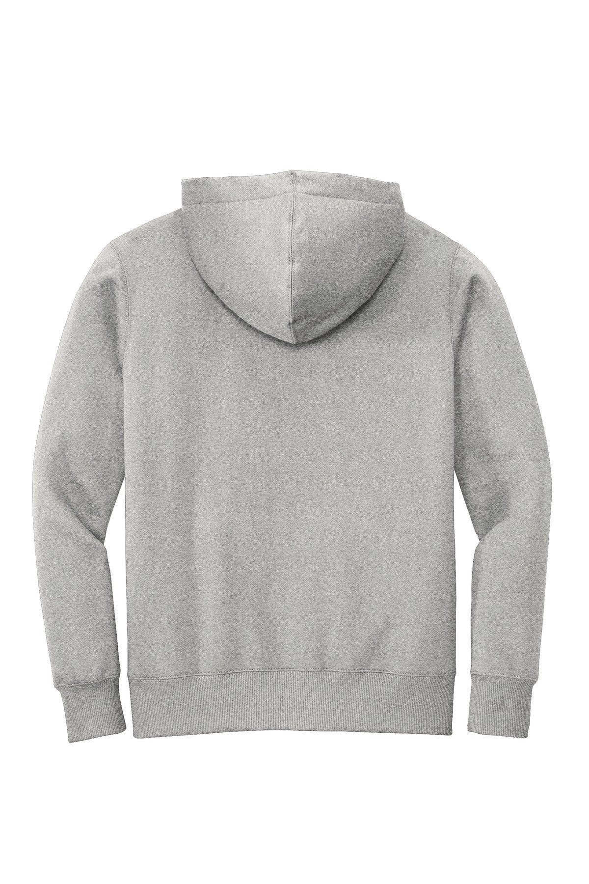 Rear View of He Steel District Perfect Weight Fleece Hoodie DT1101