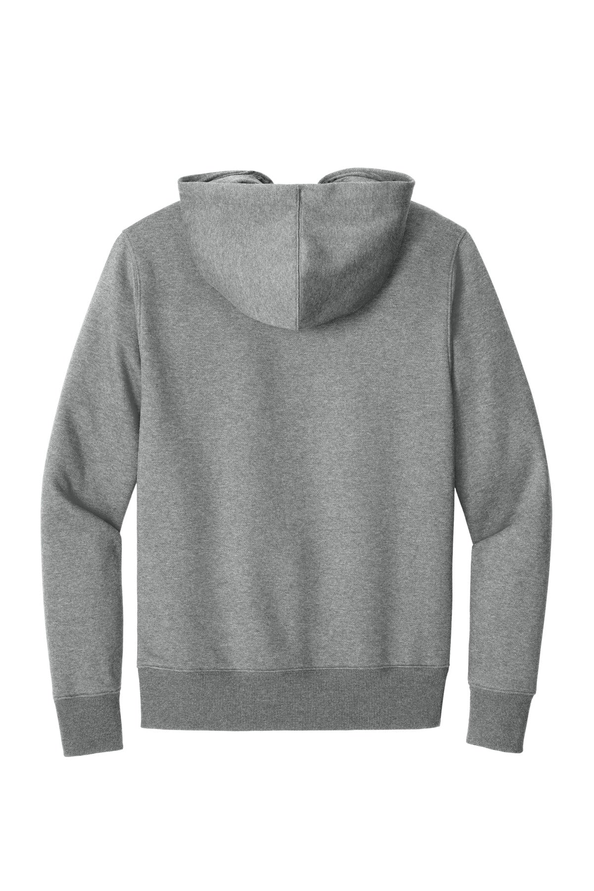 Rear View of He Steel District Perfect Weight Fleece Hoodie DT1101