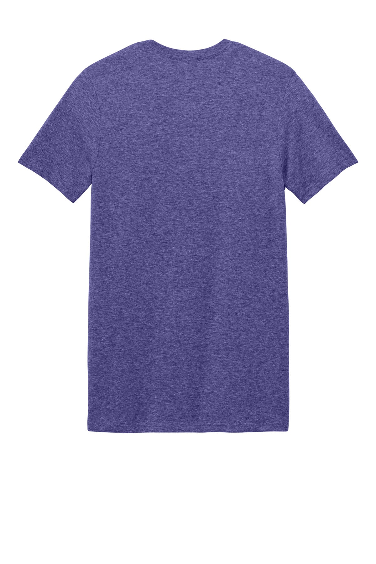 Rear View of Heather Purple Gildan Softstyle T-Shirt. 64000