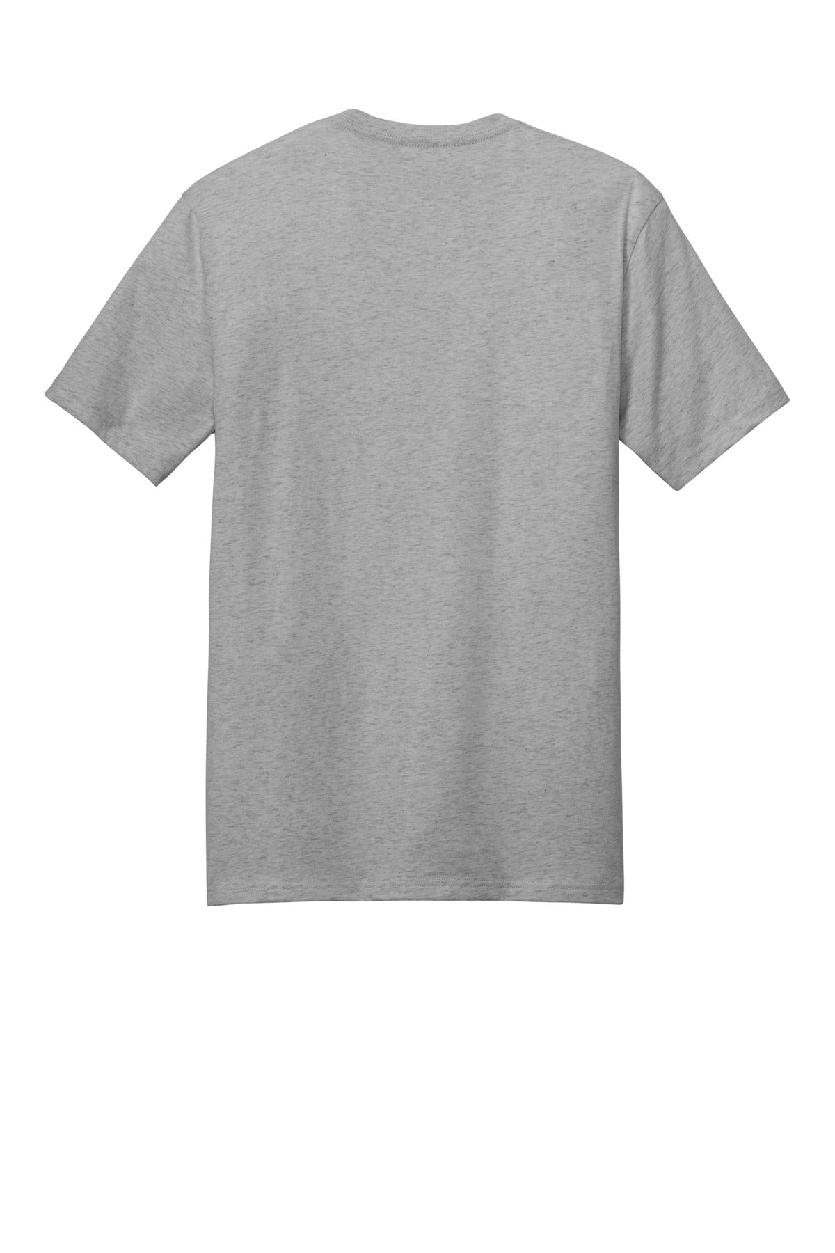 Rear View of Heather Steel District Perfect Weight Tee. DT104