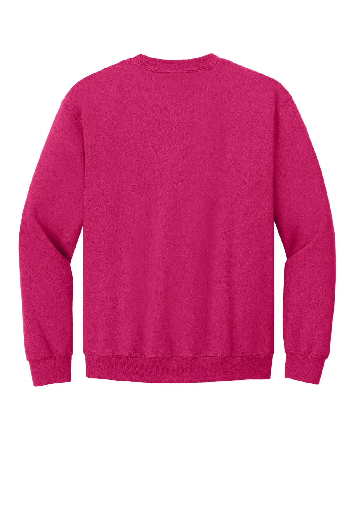 Rear View of Heliconia Gildan Heavy Blend Crewneck Sweatshirt. 18000