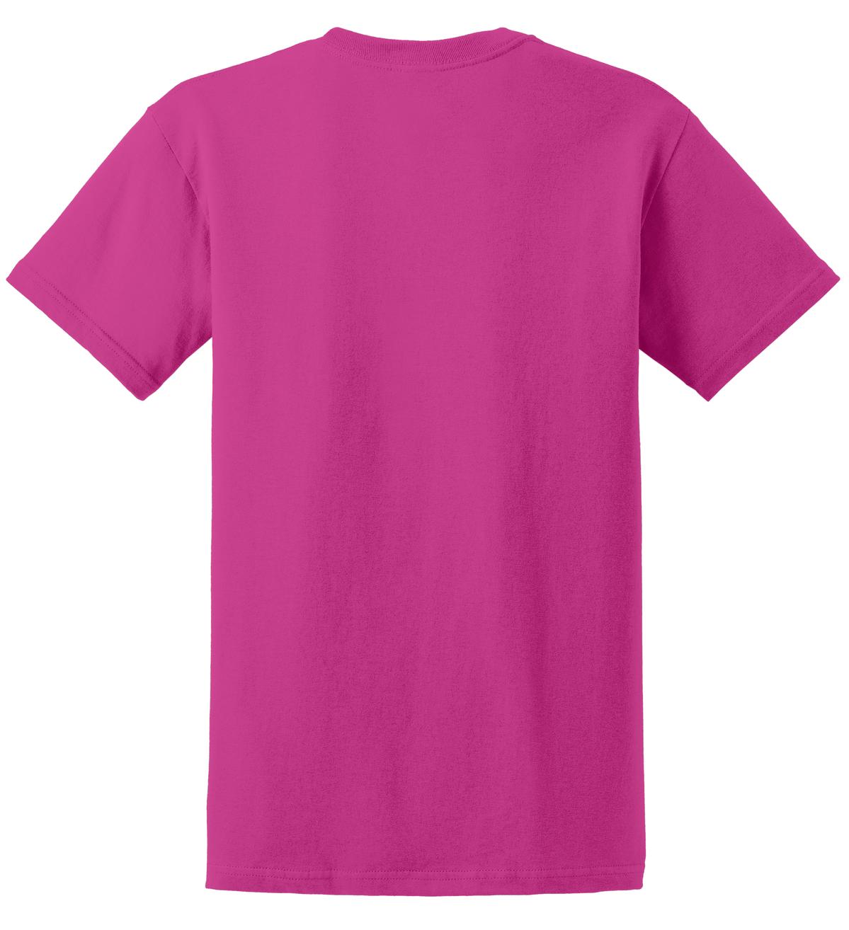 Rear View of Heliconia Gildan - Ultra Cotton 100% US Cotton T-Shirt. 2000