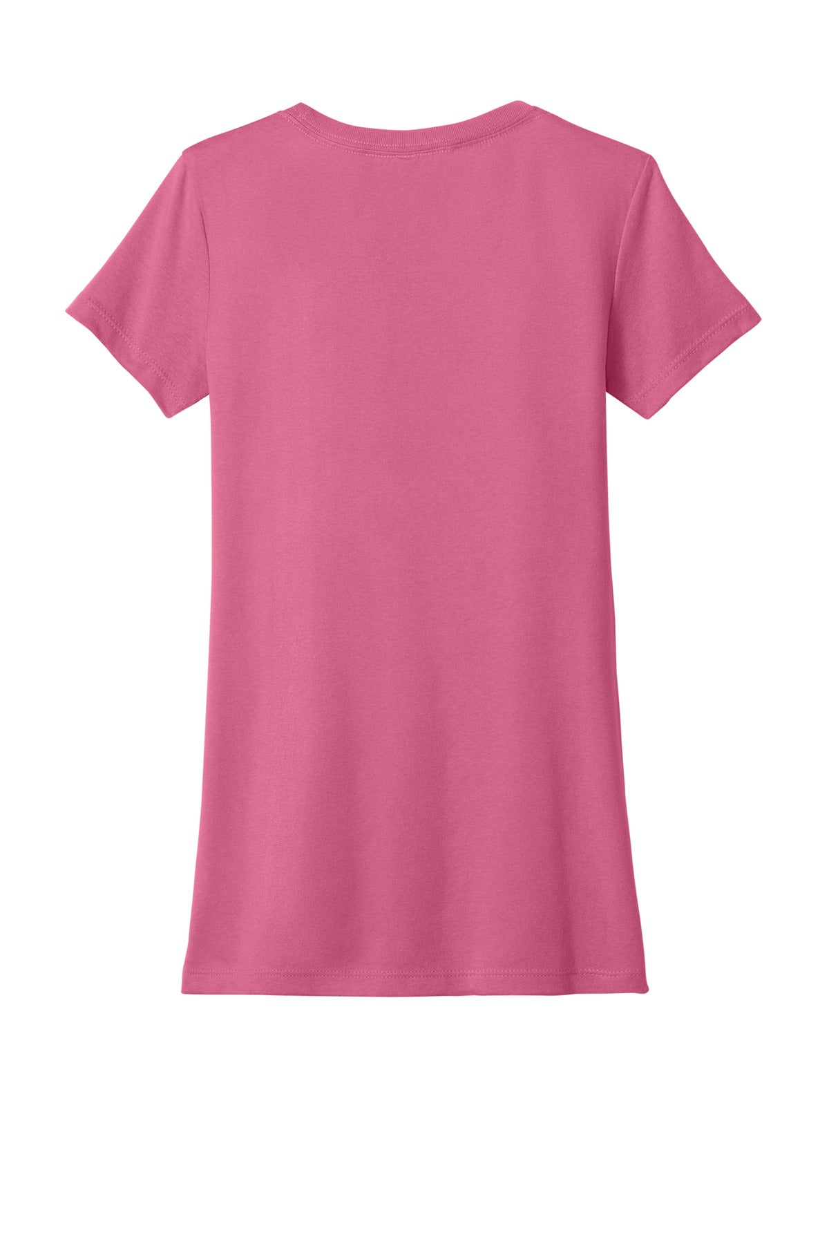 Rear View of HotPink Next Level Apparel Women's Ideal Tee NL1510