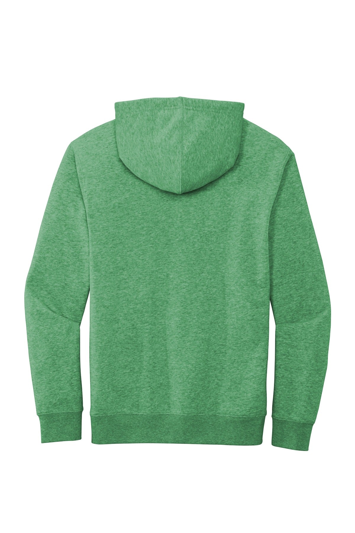 Rear View of Ht Kelly Green District V.I.T. Fleece Hoodie DT6100