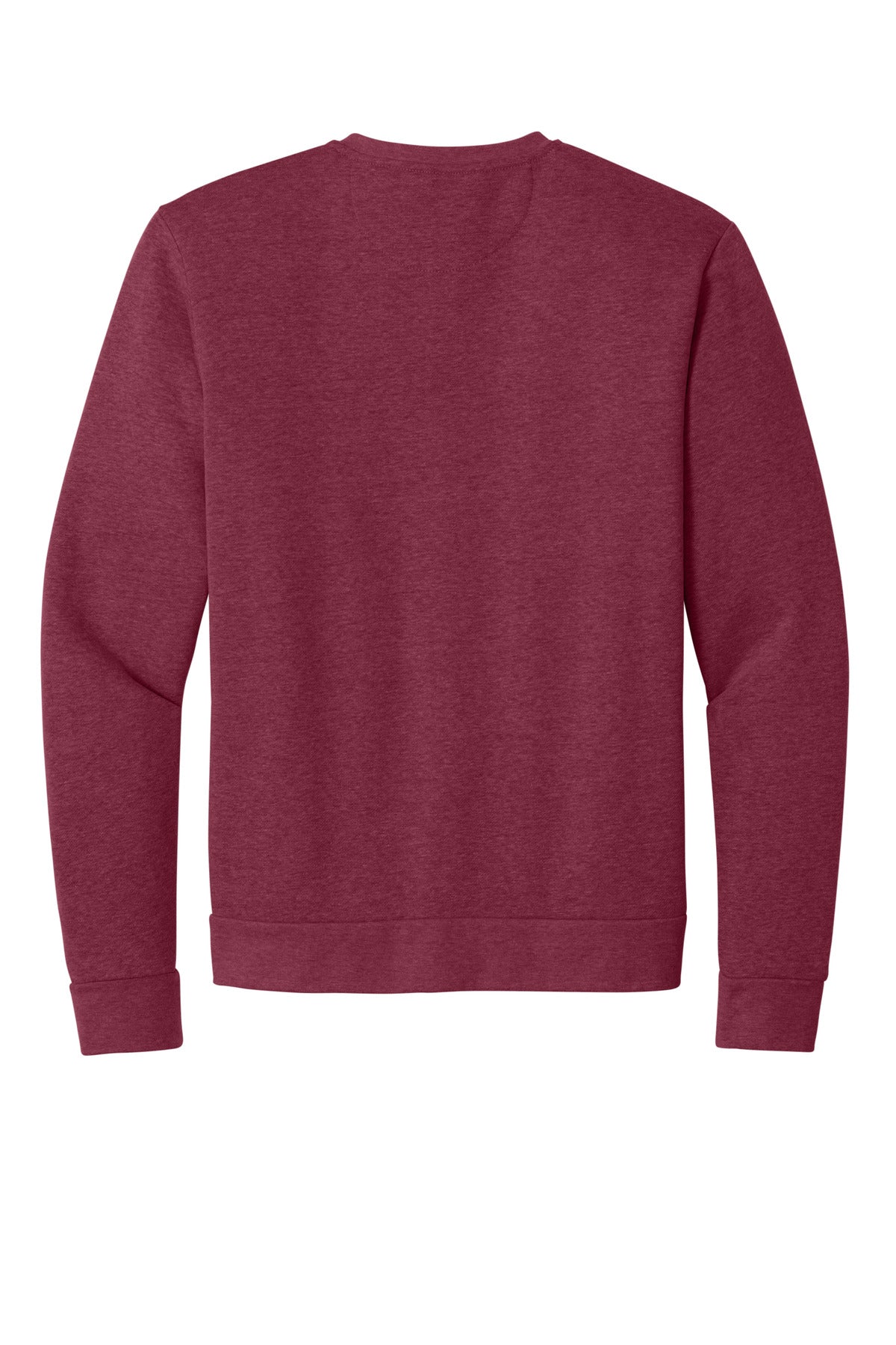 Rear View of HtCardinal Next Level Apparel Adult Malibu Crewneck Sweatshirt NL9002