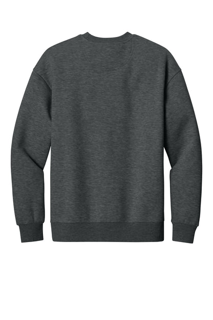 Rear View of HtdChar District V.I.T. Heavyweight Fleece Crew DT6154