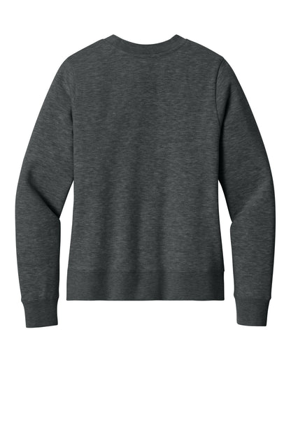 Rear View of HtdChar District Women's V.I.T. Fleece Crew DT6105