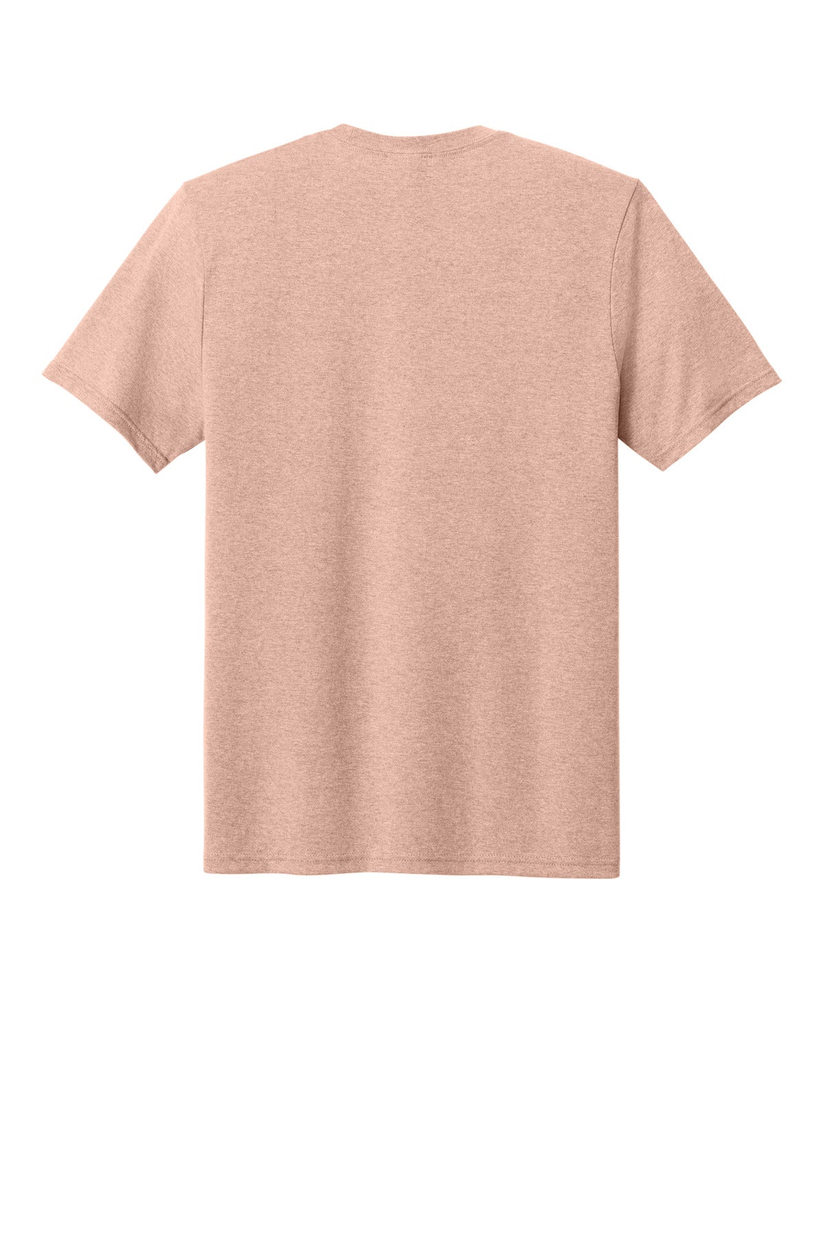 Rear View of HtdDstyPch Port & Co Tri-Blend Tee. PC330